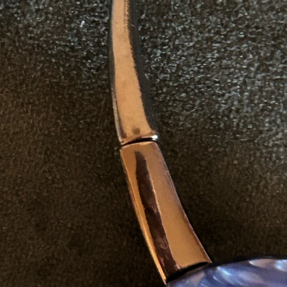 🎅🏻 CHRISTMAS VINTAGE LOVER MODERNIST CHUNKY LUCITE/ENAMEL 19” GUNMETAL NECKLACE - Picture 9 of 11